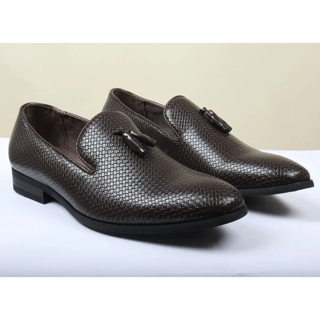 Men's Leather Lined Tassel Pattern Loafers sold by Tru Clothing product image thumbnail 2