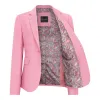 TP-16 - Women's 3 Piece Plain Pink Suit sold by Tru Clothing