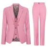 TP-16 - Women's 3 Piece Plain Pink Suit sold by Tru Clothing
