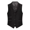 TPW-13 - Women's 3 Piece Plain Black Suit sold by Tru Clothing