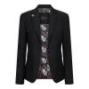 TPW-13 - Women's 3 Piece Plain Black Suit sold by Tru Clothing