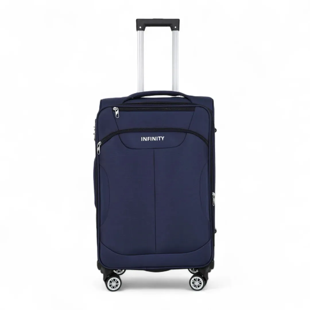 Lightweight Soft Shell Luggage Set Travel Suitcases sold by Tru Clothing product image thumbnail 2