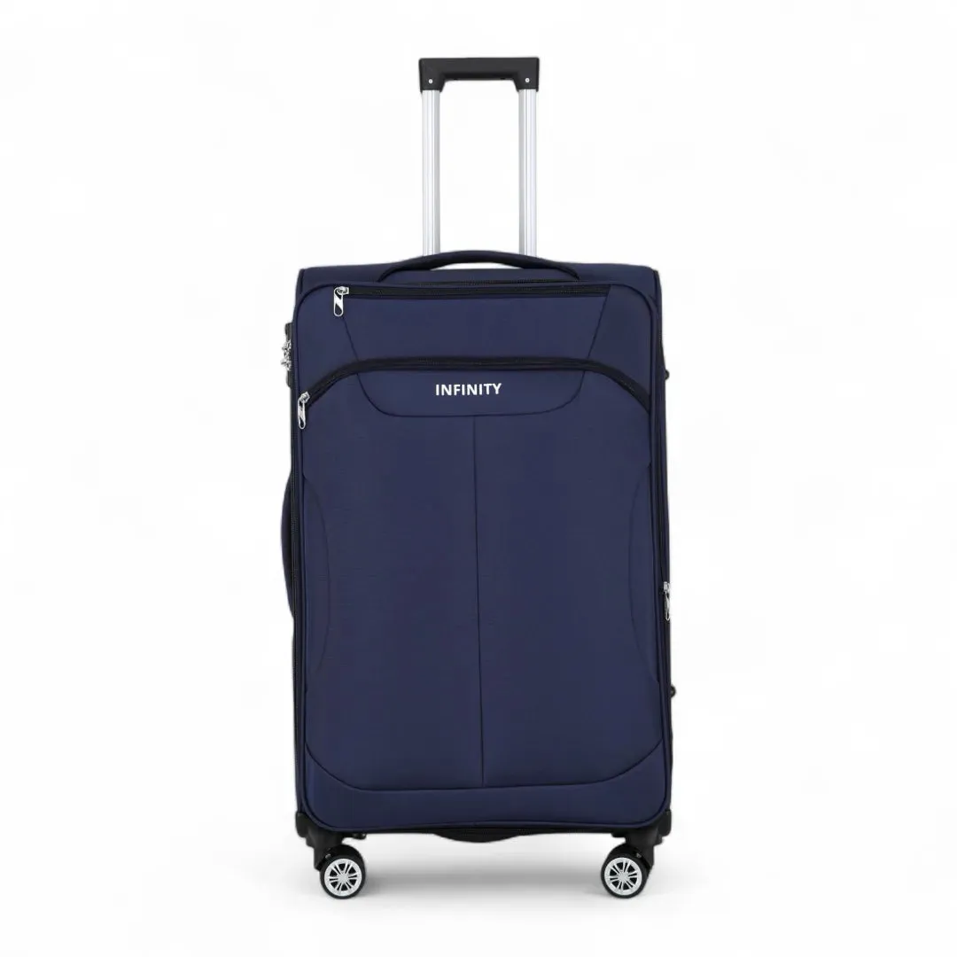 Lightweight Soft Shell Luggage Set Travel Suitcases sold by Tru Clothing product image thumbnail 3