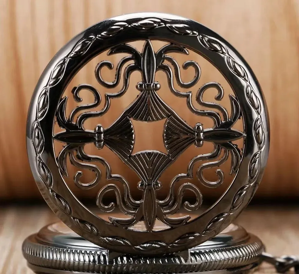 Mechanical Skeleton Antique Brass Vintage Pocket Watch sold by Tru Clothing product image thumbnail 4