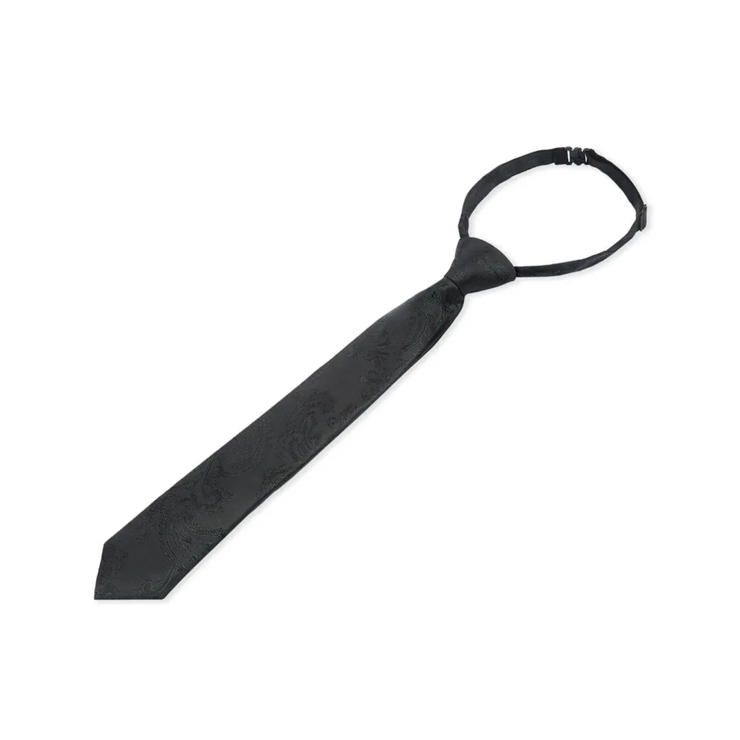 Boys Paisley Necktie Floral Satin Tie sold by Tru Clothing