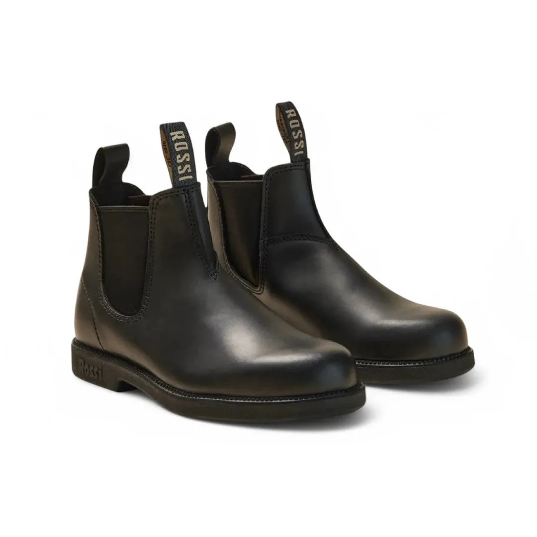 Booma 607 - Black Leather Chelsea Boots sold by Tru Clothing product image thumbnail 2