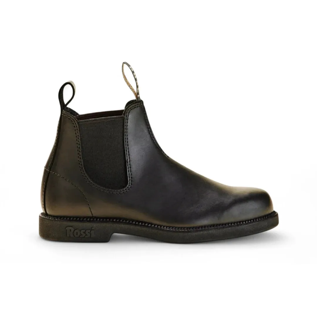 Booma 607 - Black Leather Chelsea Boots sold by Tru Clothing
