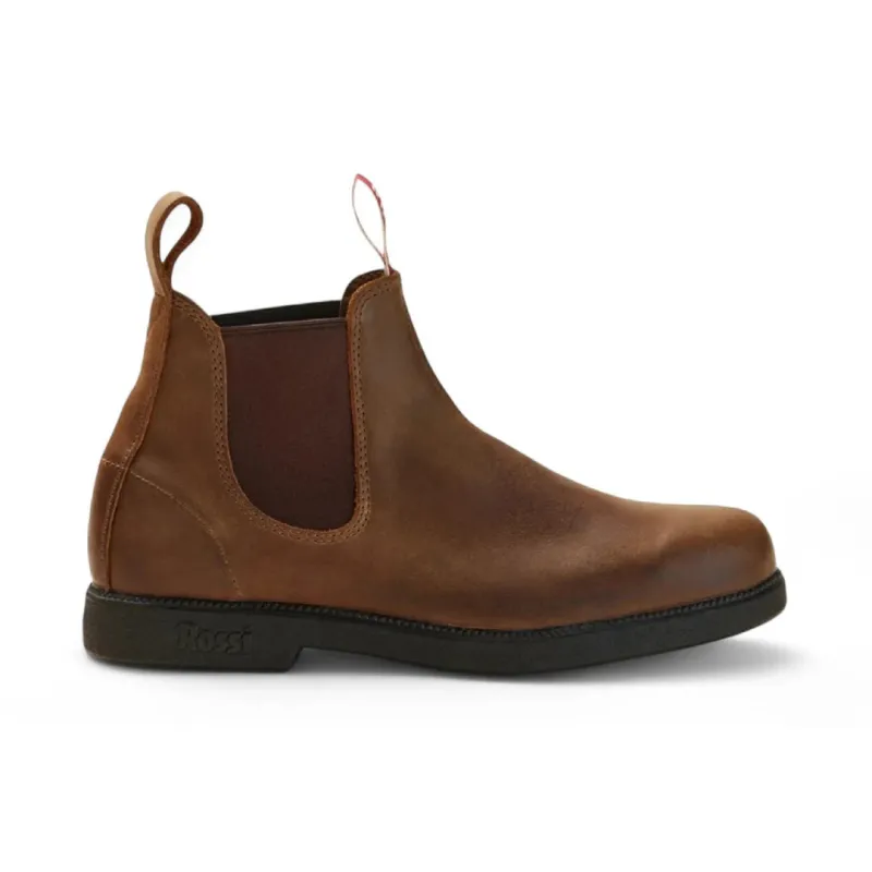 Booma 607 - Tan Brown Leather Chelsea Boots sold by Tru Clothing