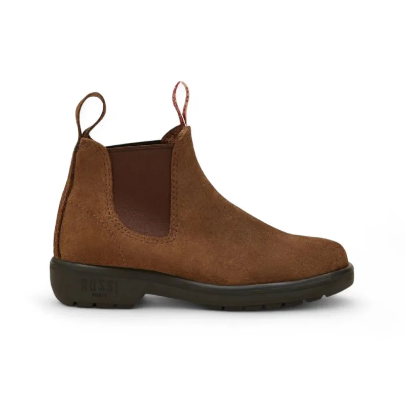 Endura 303 - Rustic Brown Suede Leather Chelsea Boots sold by Tru Clothing