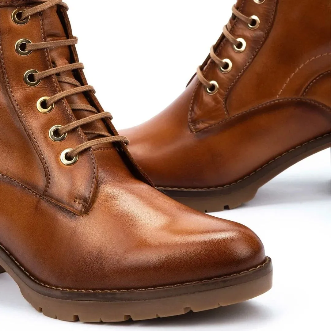 Llanes - Women’s Brandy Brown Leather Mid-Heel Ankle Boots sold by Tru Clothing product image thumbnail 5