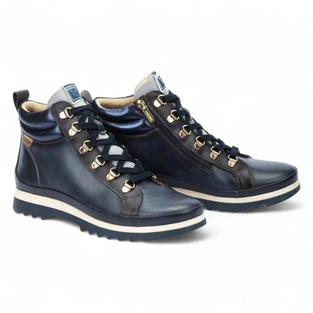 Vigo - Women’s Blue Leather Ankle Trainers Boots sold by Tru Clothing product image thumbnail 5