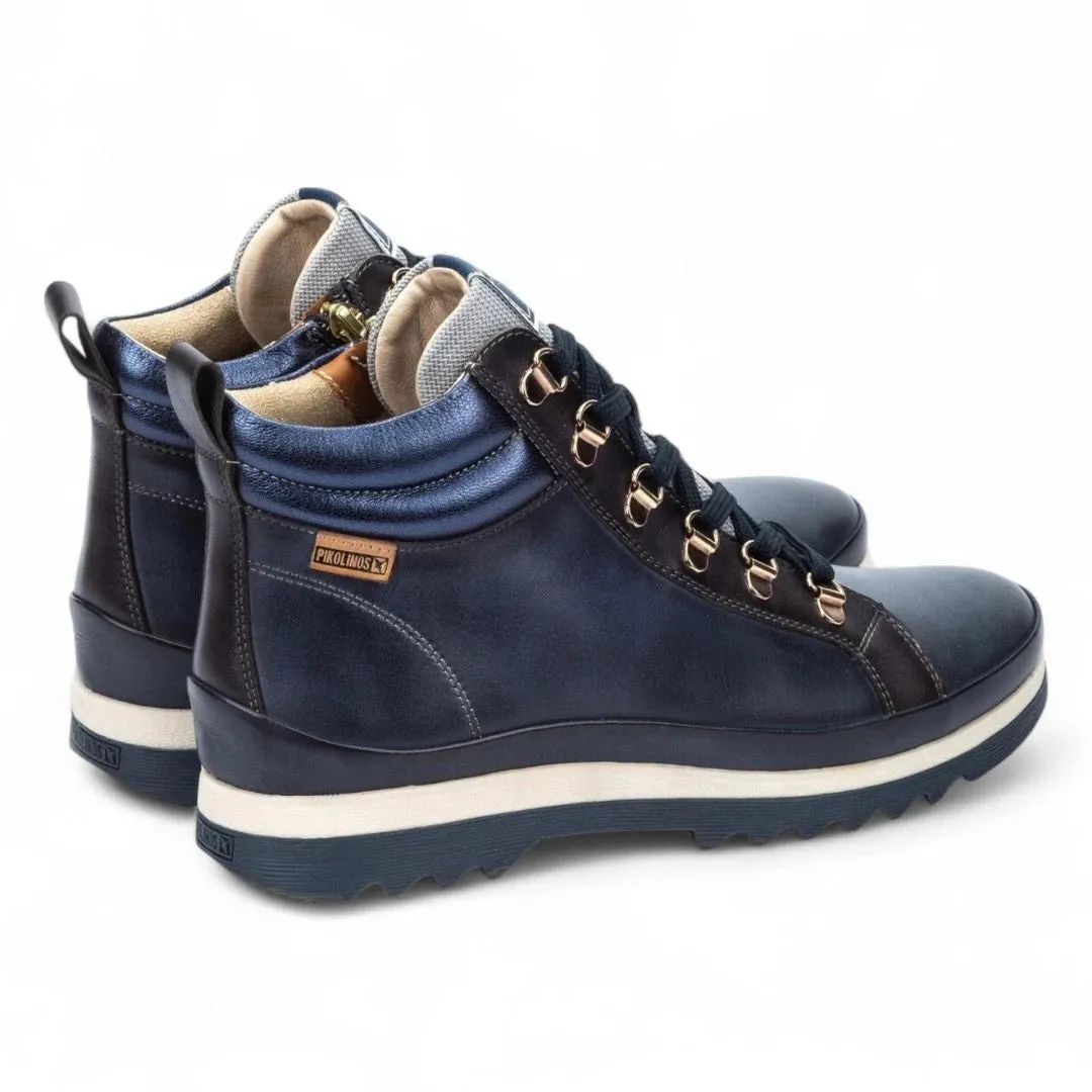 Vigo - Women’s Blue Leather Ankle Trainers Boots sold by Tru Clothing product image thumbnail 4