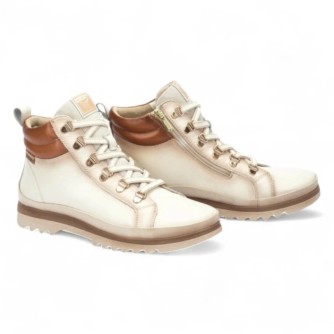 Vigo - Women’s Nata White Leather Ankle Trainers Boots sold by Tru Clothing product image thumbnail 5