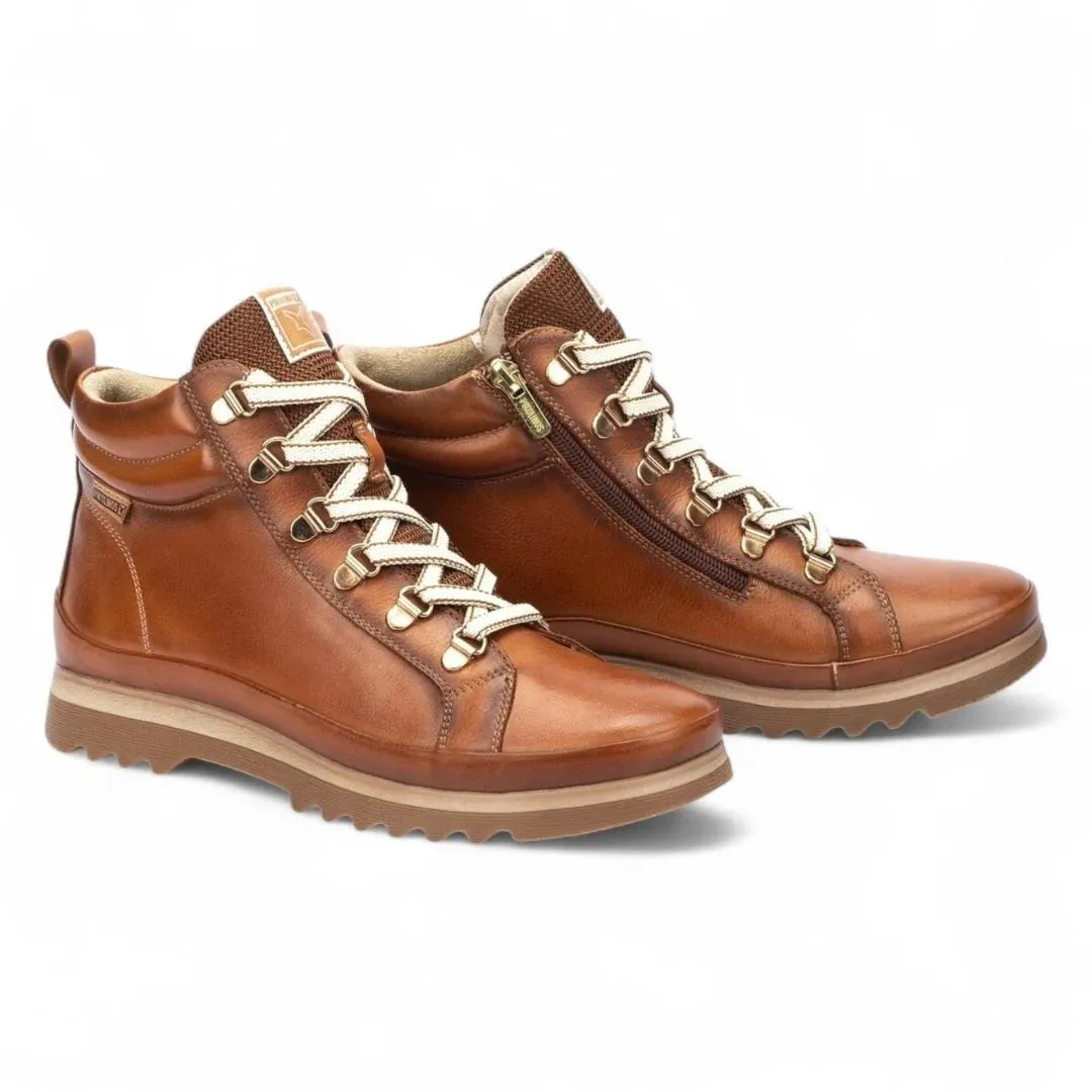 Vigo - Women’s Brandy Brown Leather Ankle Trainers Boots sold by Tru Clothing product image thumbnail 4