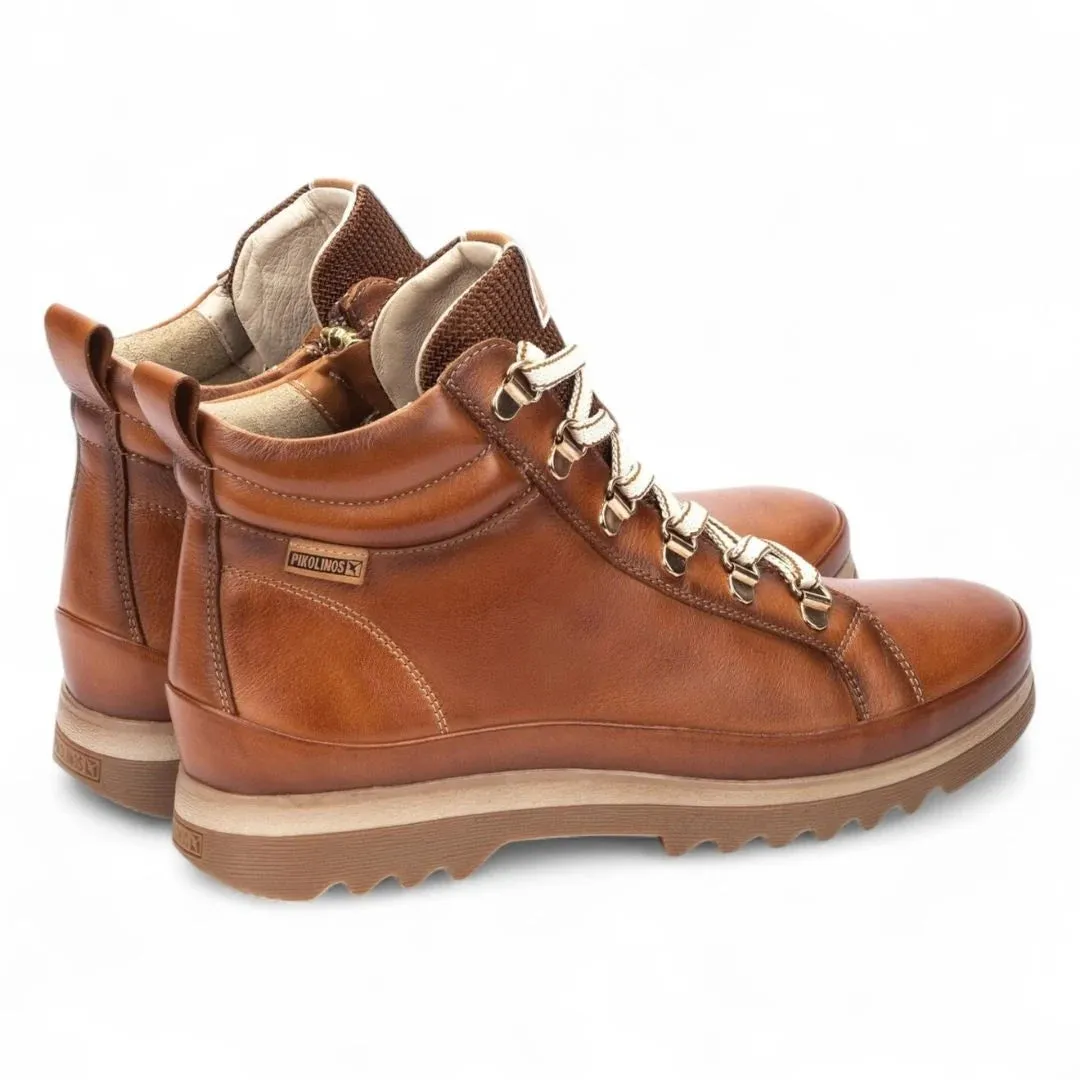 Vigo - Women’s Brandy Brown Leather Ankle Trainers Boots sold by Tru Clothing product image thumbnail 5