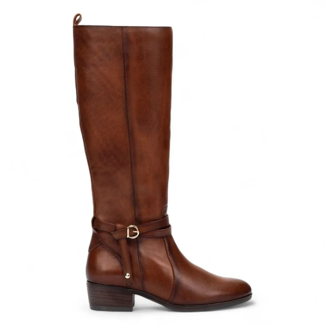 Daroca - Women's Cuero Brown Knee High Leather Boots sold by Tru Clothing