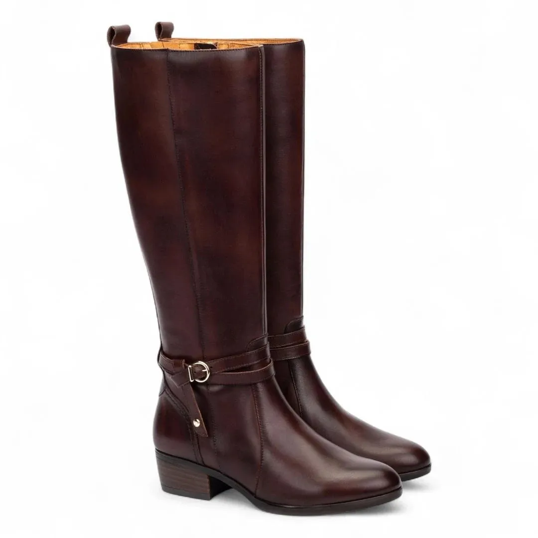Daroca - Women's Caoba Brown Knee High Leather Boots sold by Tru Clothing product image thumbnail 2