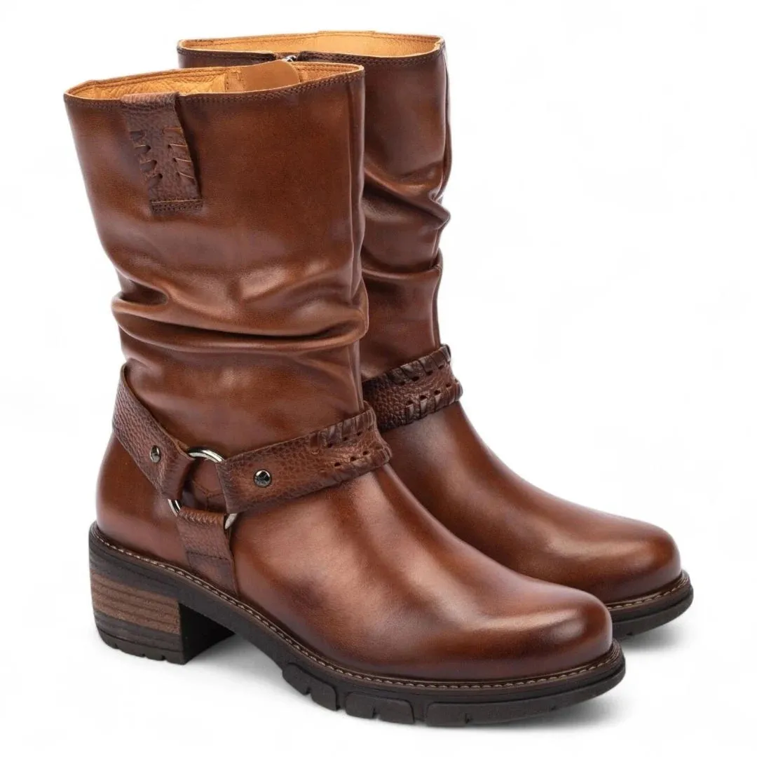 San Sebastian - Women's Brown Mid-Calf Tall Ankle Boots sold by Tru Clothing product image thumbnail 2