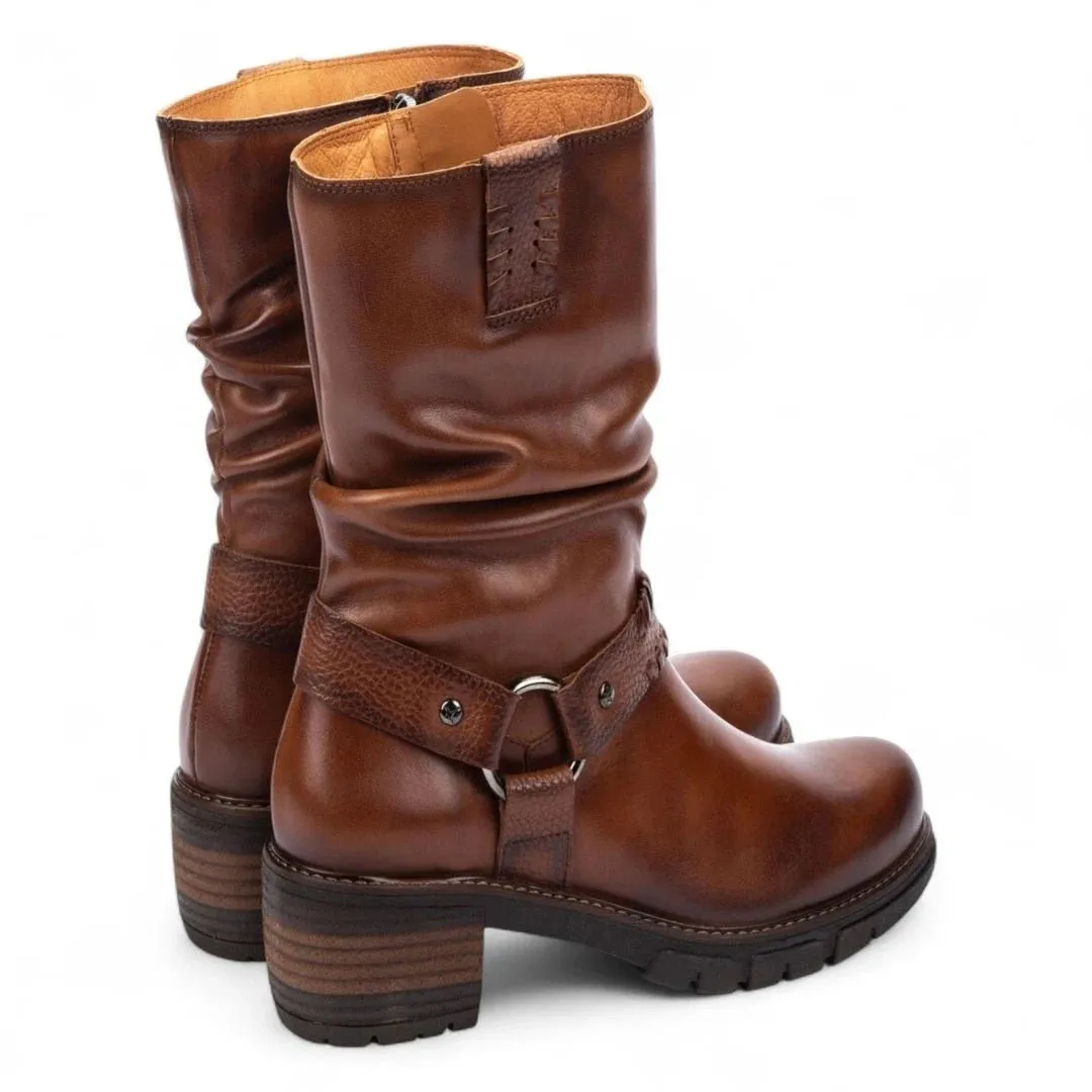 San Sebastian - Women's Brown Mid-Calf Tall Ankle Boots sold by Tru Clothing product image thumbnail 5