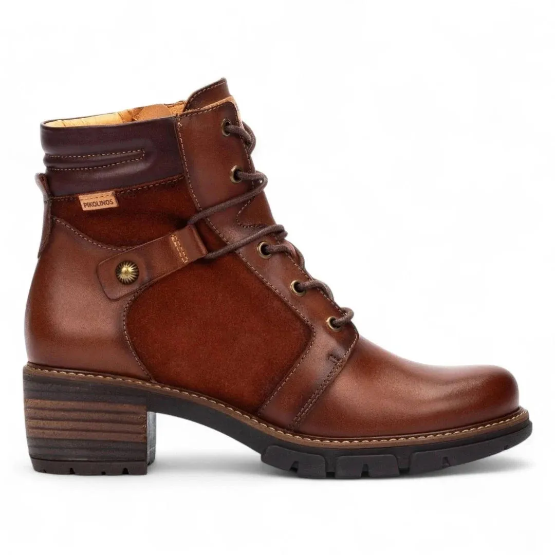 San Sebastia - Women's Cuero Brown Leather Ankle Boots sold by Tru Clothing