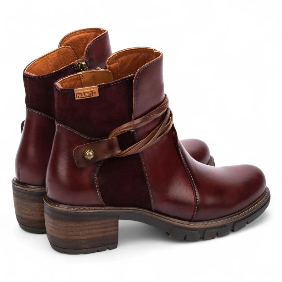 San Sebastian - Women's Arcilla Red Leather Ankle Boots sold by Tru Clothing product image thumbnail 4