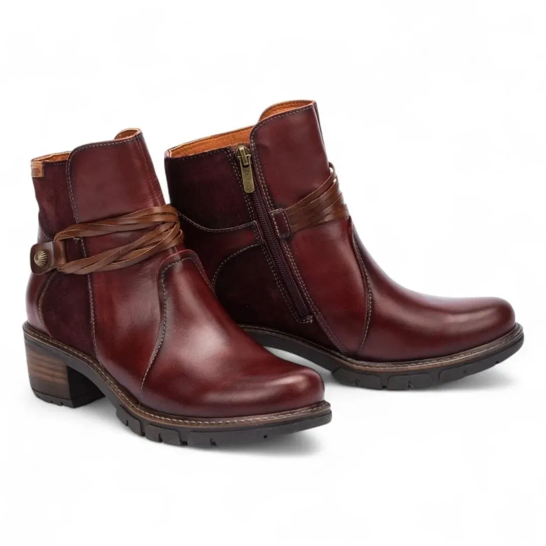 San Sebastian - Women's Arcilla Red Leather Ankle Boots sold by Tru Clothing product image thumbnail 5