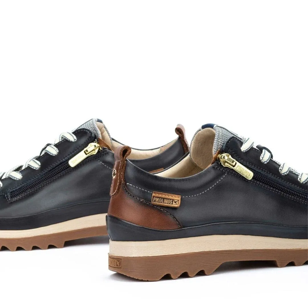 Vigo - Women’s Ocean Blue Leather Sneakers sold by Tru Clothing product image thumbnail 5