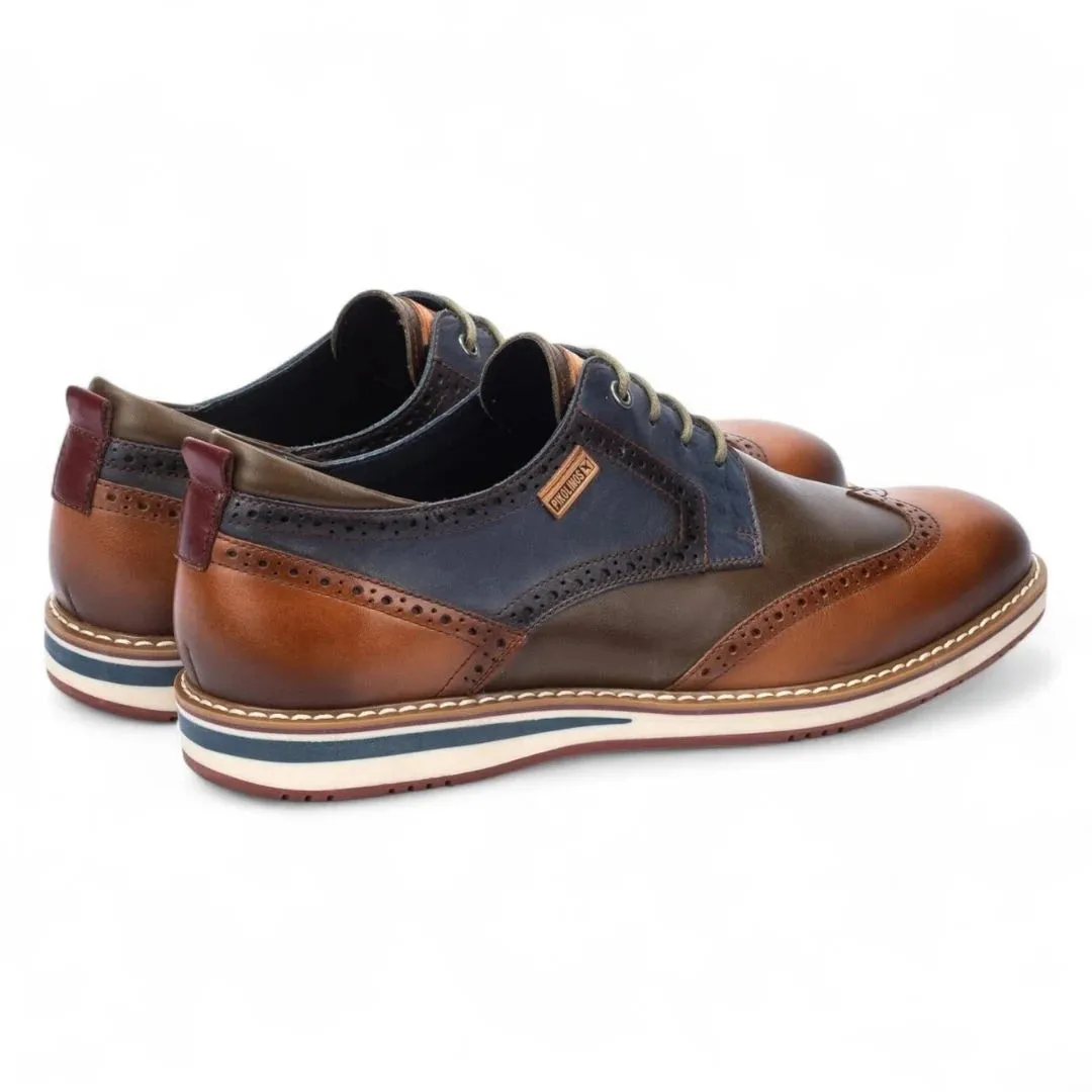 Avila - Men’s Brandy Brown Lace Up Leather Brogue sold by Tru Clothing product image thumbnail 4