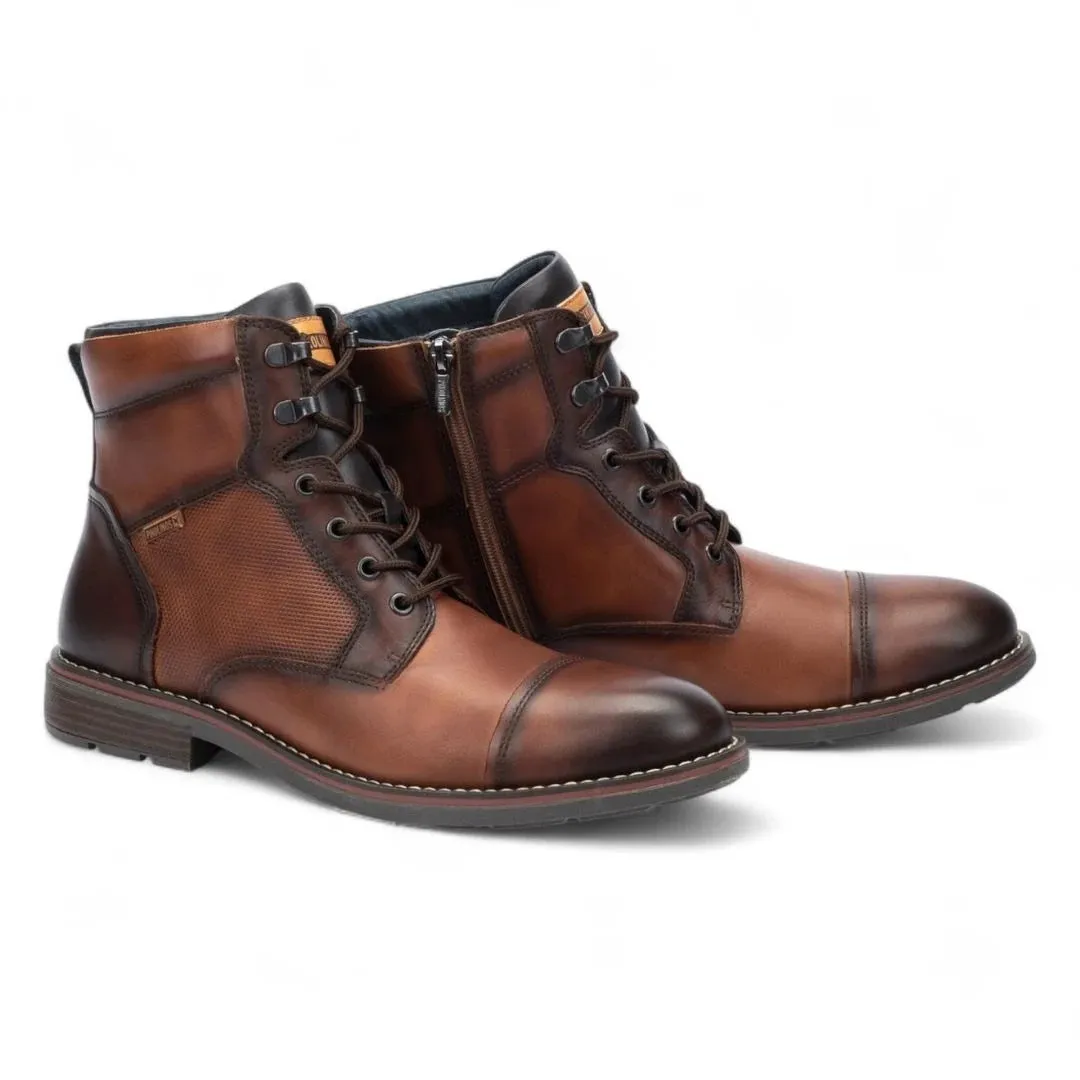 York - Men's Cuero Brown Lace Up Leather Ankle Boots sold by Tru Clothing product image thumbnail 5