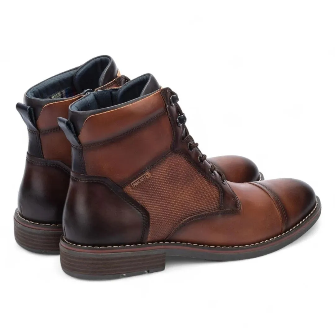 York - Men's Cuero Brown Lace Up Leather Ankle Boots sold by Tru Clothing product image thumbnail 4