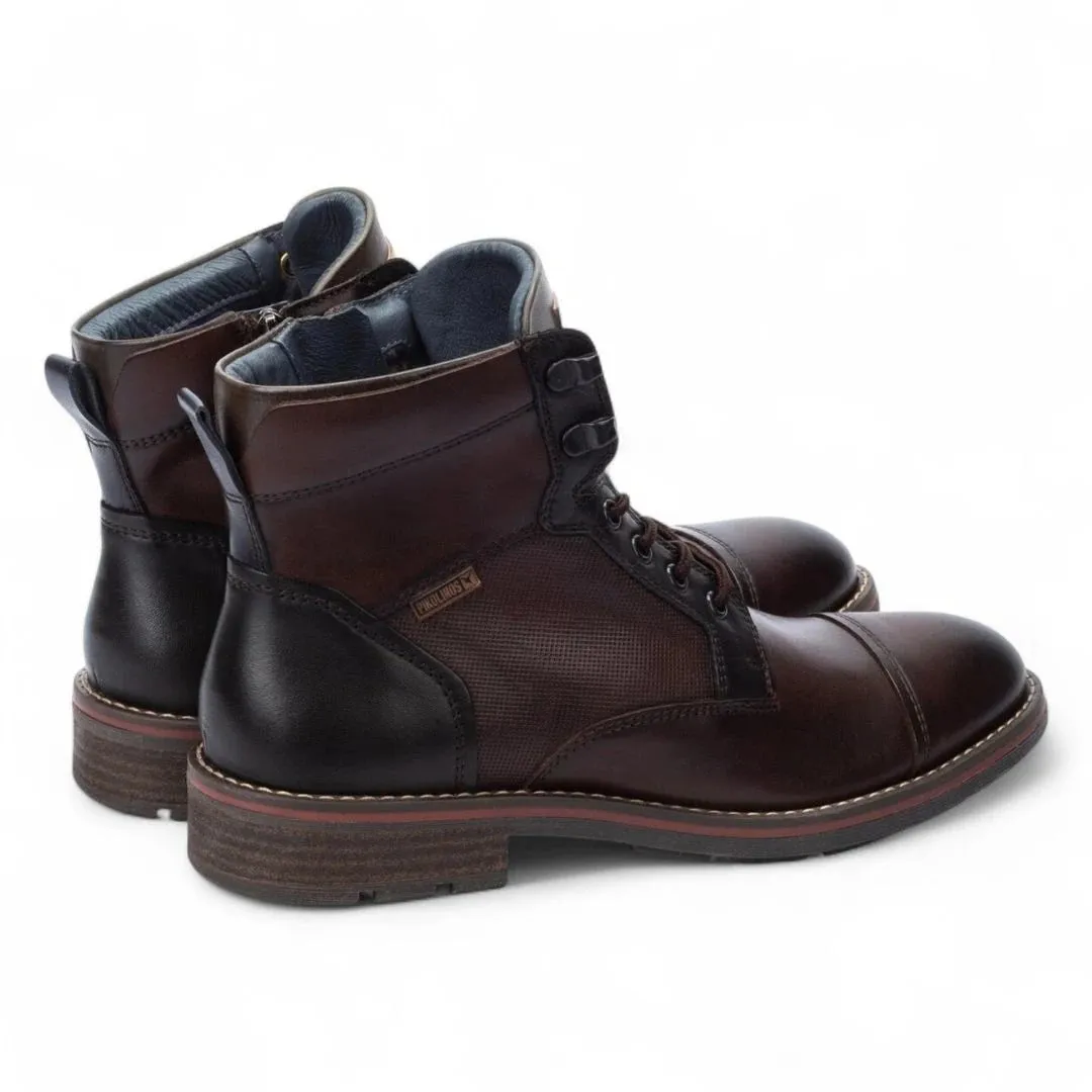 York - Men's Olmo Brown Lace Up Leather Ankle Boots sold by Tru Clothing product image thumbnail 5