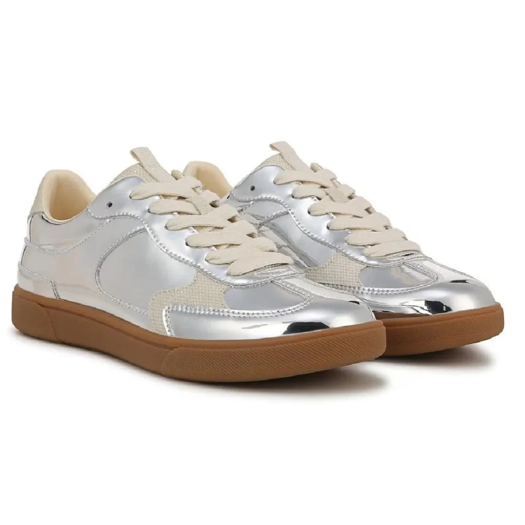 Tastic - Women's Silver Lace-Up Sneakers sold by Tru Clothing product image thumbnail 3