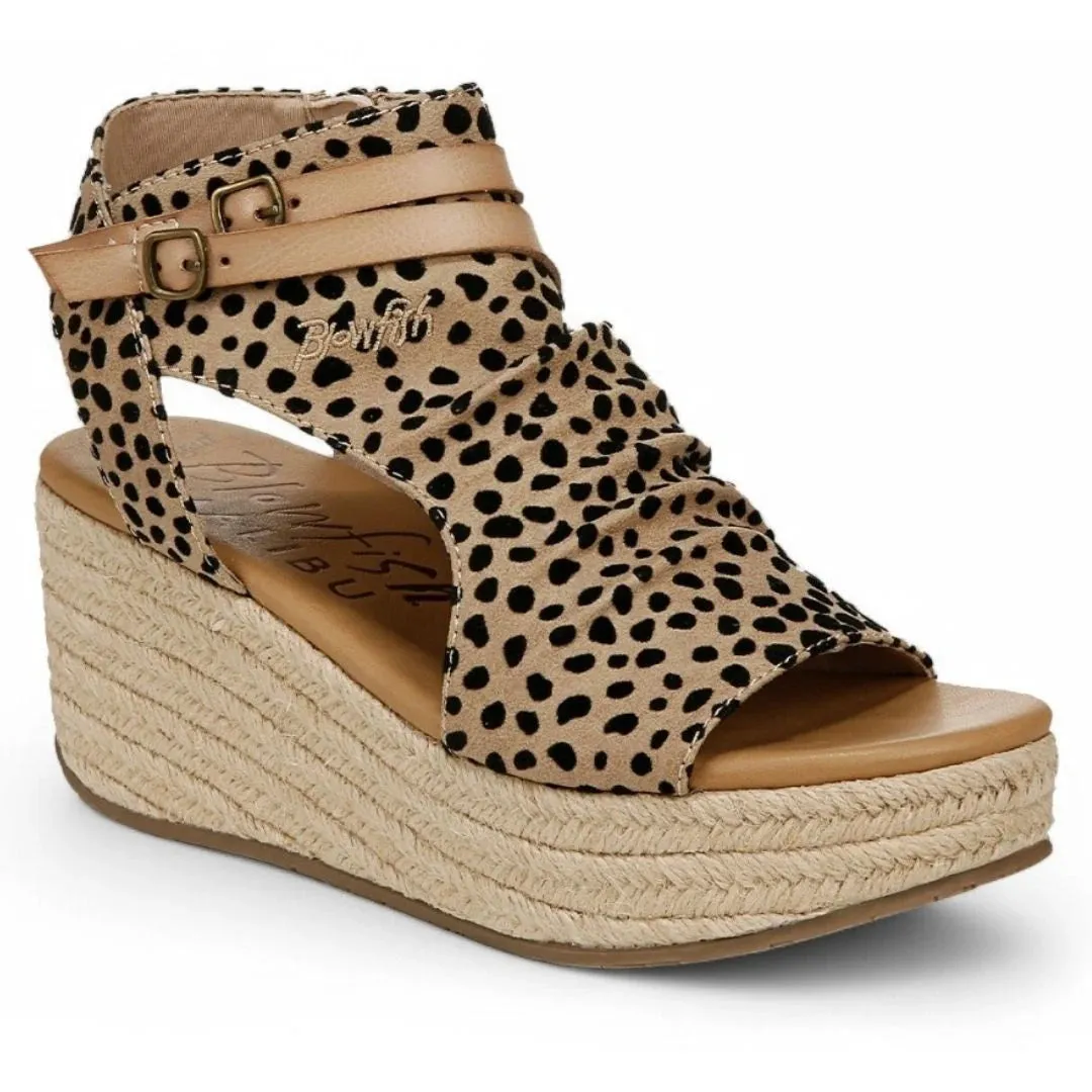 Lacey C Rope - Women's Brown Platform Wedge Sandals sold by Tru Clothing product image thumbnail 5