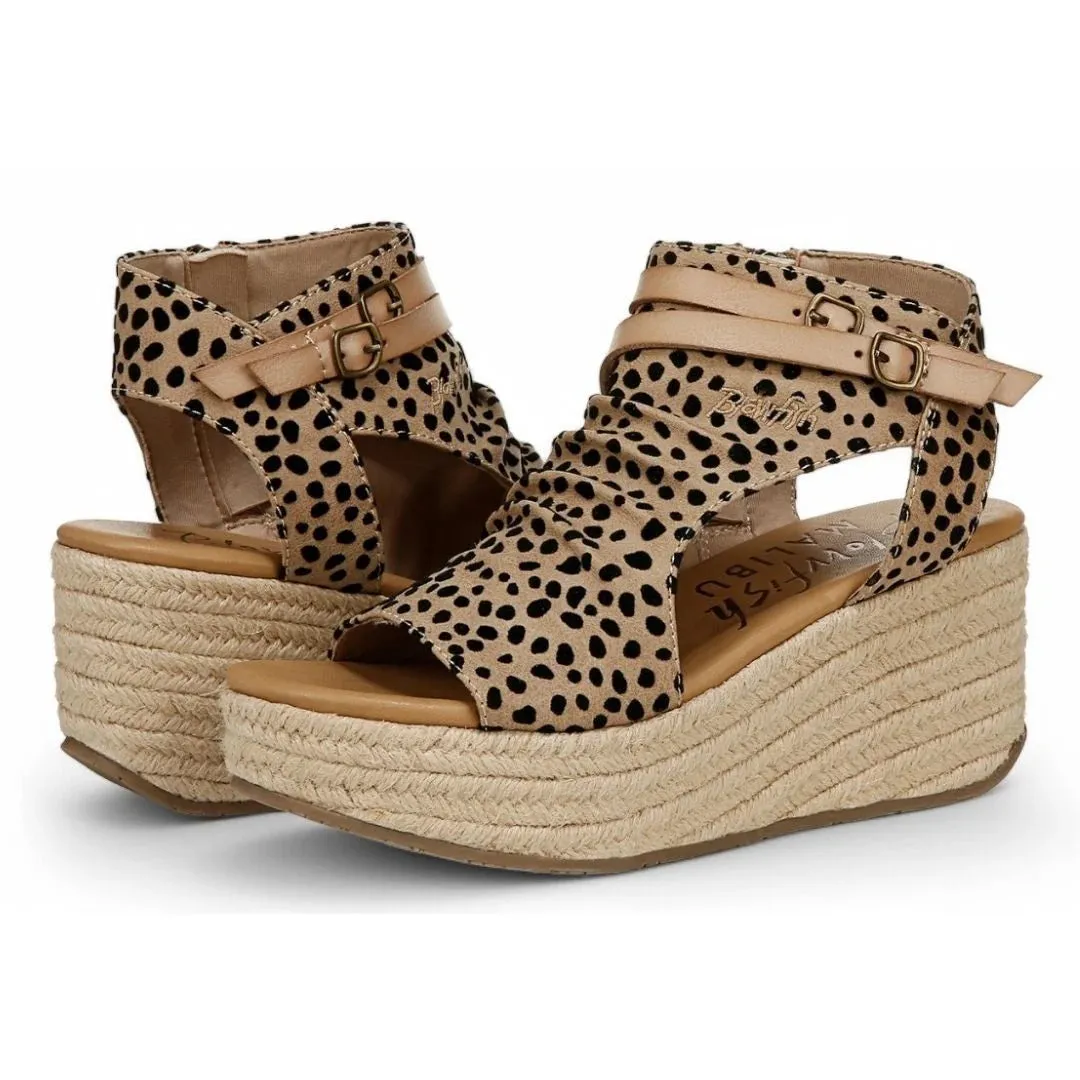 Lacey C Rope - Women's Brown Platform Wedge Sandals sold by Tru Clothing product image thumbnail 4