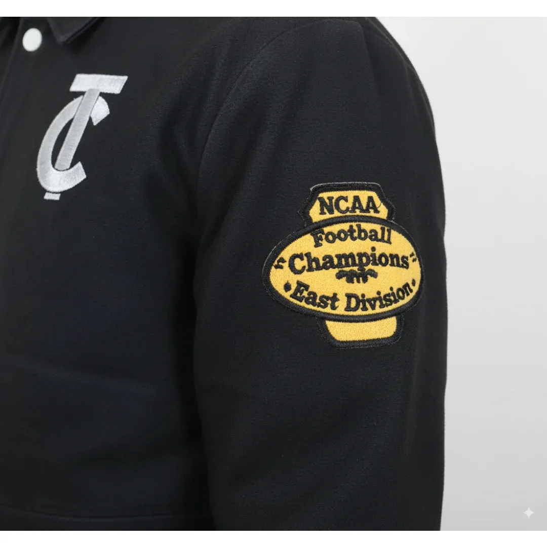 Men's Leather Varsity Letterman Bomber Jacket sold by Tru Clothing product image thumbnail 4