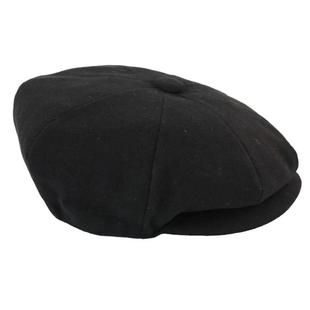 Boys Wool Blend Newsboy Hat Flat Cap sold by Tru Clothing product image thumbnail 4