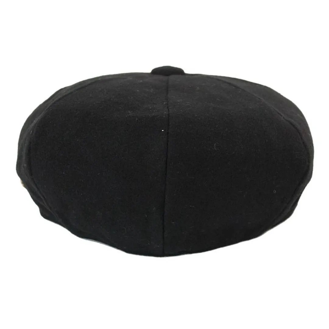 Boys Wool Blend Newsboy Hat Flat Cap sold by Tru Clothing product image thumbnail 5