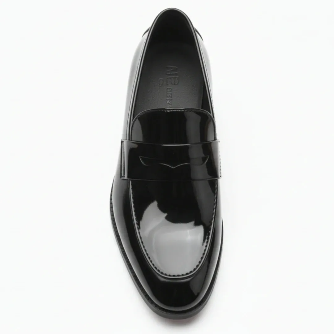 Men’s Faux Leather Slip On Penny Loafers sold by Tru Clothing product image thumbnail 4