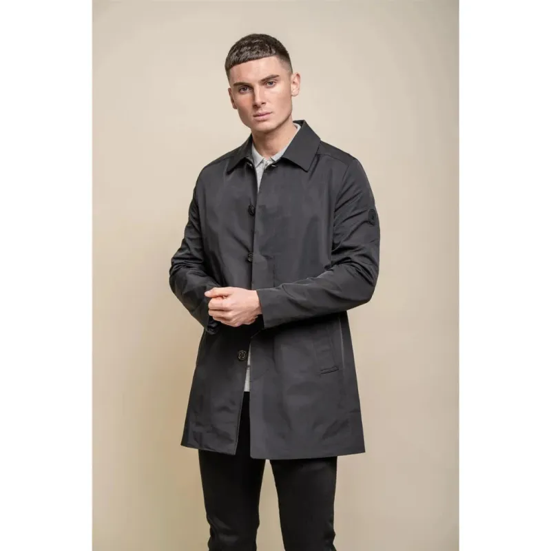 Barracuda - Men's Lightweight Classic Trench Coat sold by Tru Clothing