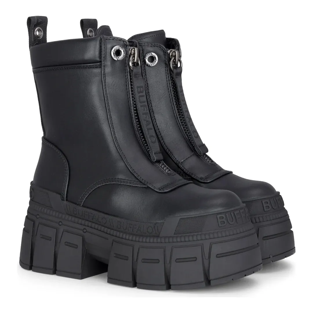 GOSPHER ZIP BOOT - Women’s Black Front-Zip Ankle Boots sold by Tru Clothing product image thumbnail 2