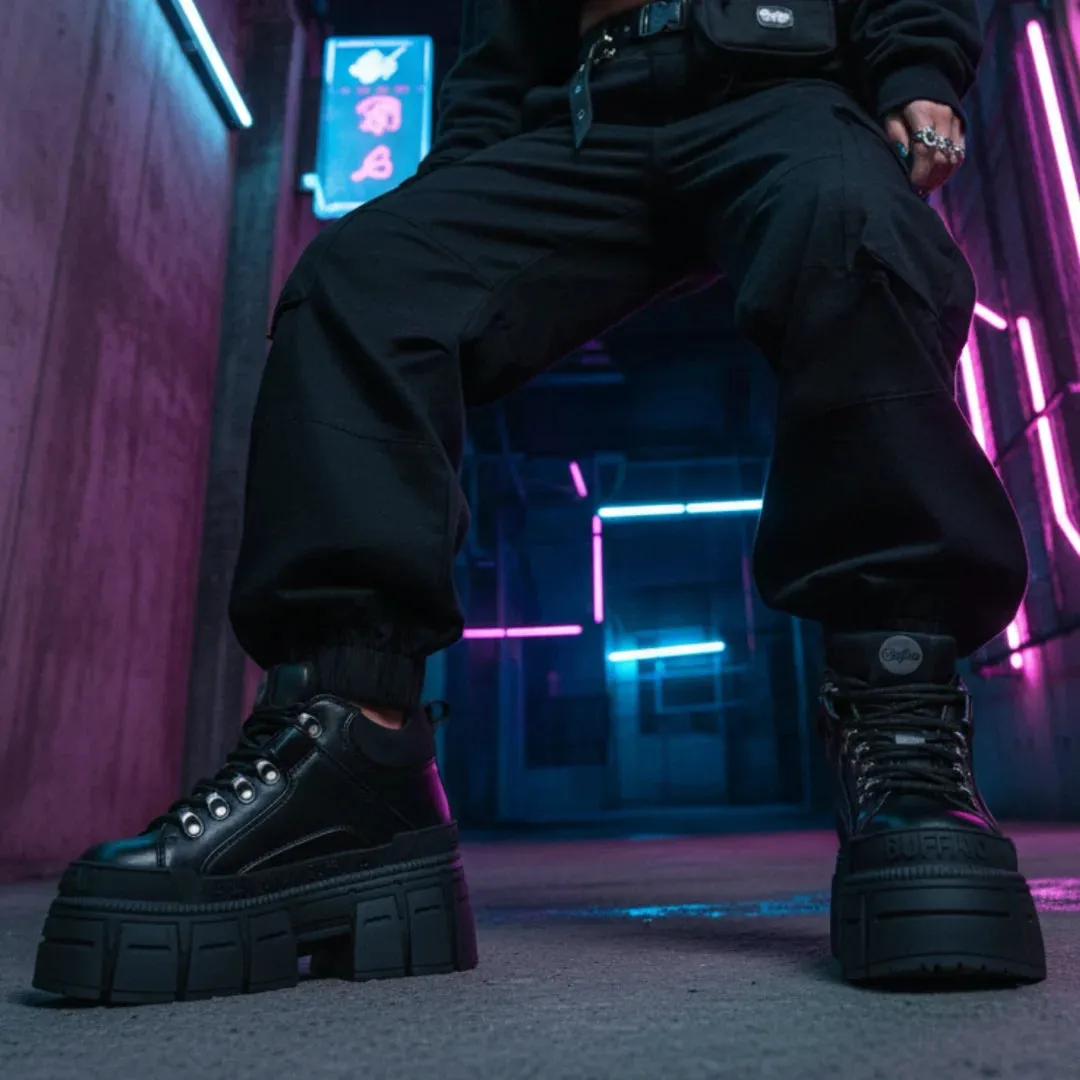 GOSPHER HIKE LO - Women’s Black Platform Chunky Ankle Boots sold by Tru Clothing product image thumbnail 3