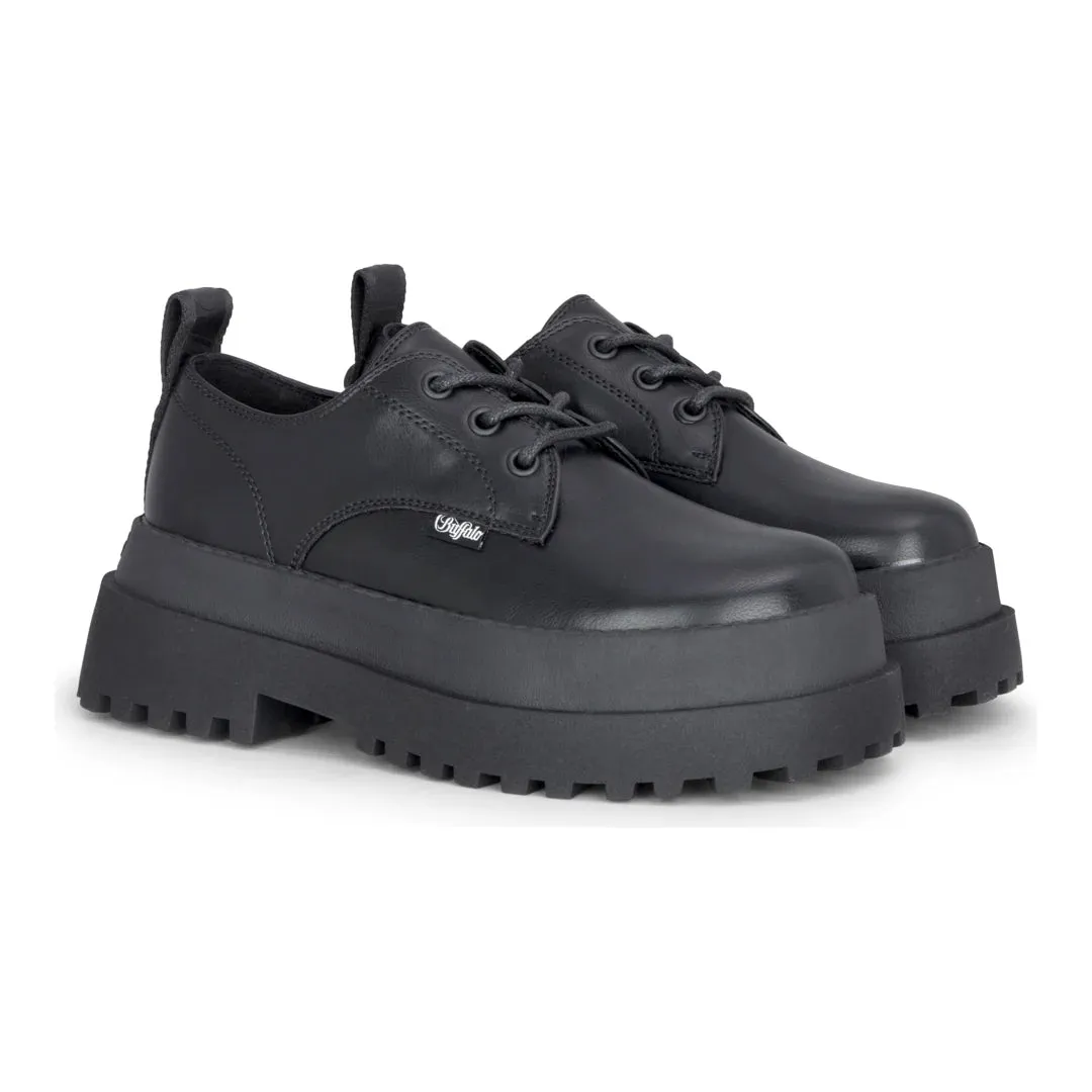 PLUTO LACE UP - Women’s Black Lace-Up Platform Shoes sold by Tru Clothing product image thumbnail 2