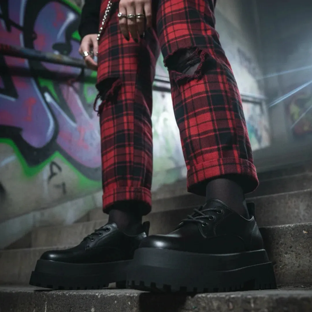 PLUTO LACE UP - Women’s Black Lace-Up Platform Shoes sold by Tru Clothing product image thumbnail 3