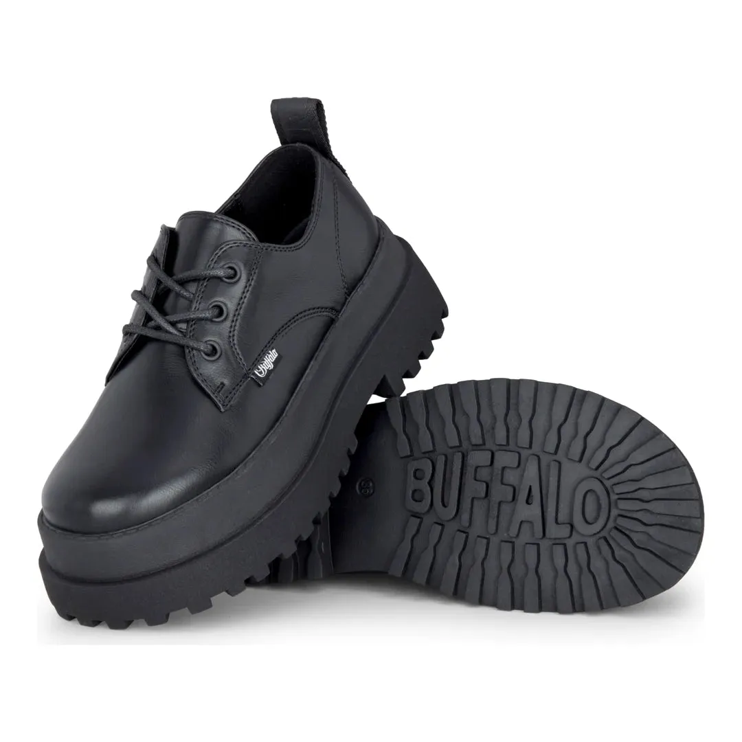 PLUTO LACE UP - Women’s Black Lace-Up Platform Shoes sold by Tru Clothing product image thumbnail 4