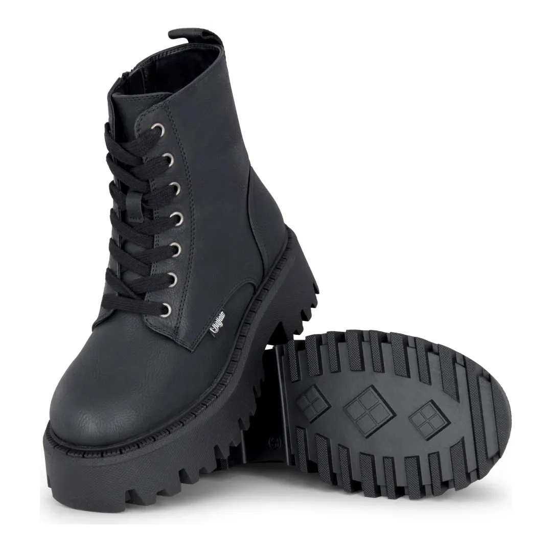 ASPEN LACE UP WARM - Women’s Black Combat Ankle Boots sold by Tru Clothing product image thumbnail 4