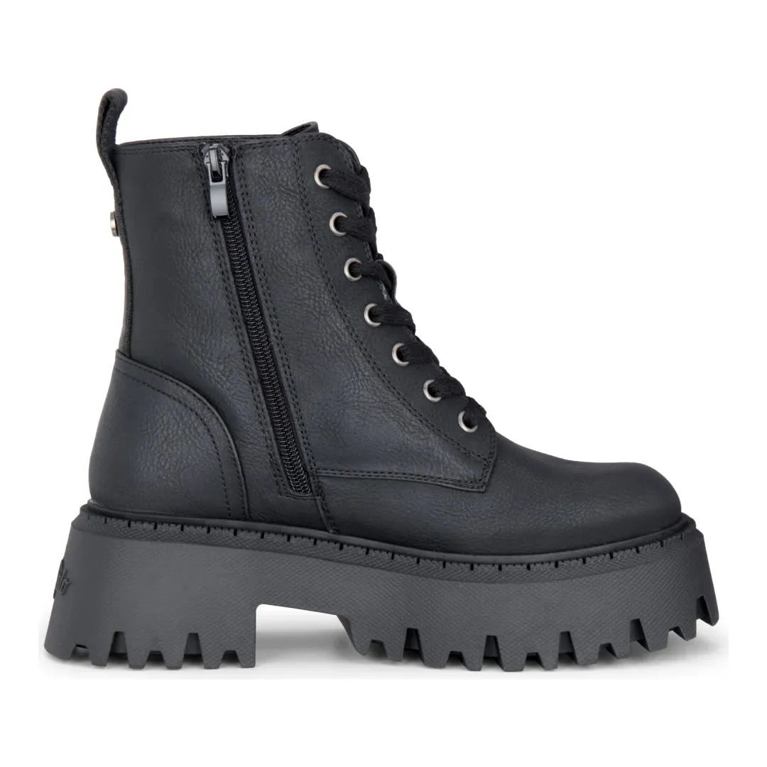 ASPEN LACE UP WARM - Women’s Black Combat Ankle Boots sold by Tru Clothing product image thumbnail 5