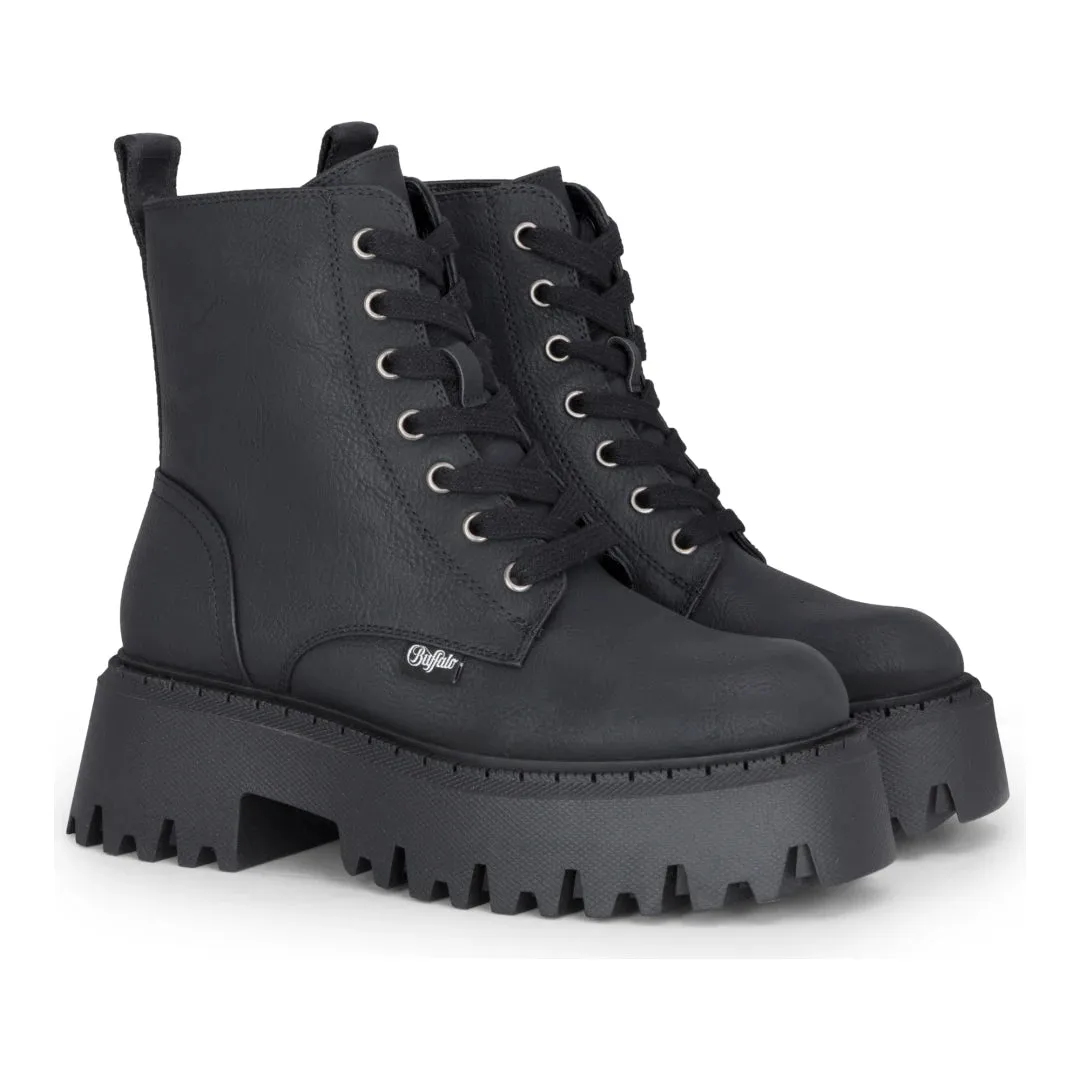 ASPEN LACE UP WARM - Women’s Black Combat Ankle Boots sold by Tru Clothing product image thumbnail 2