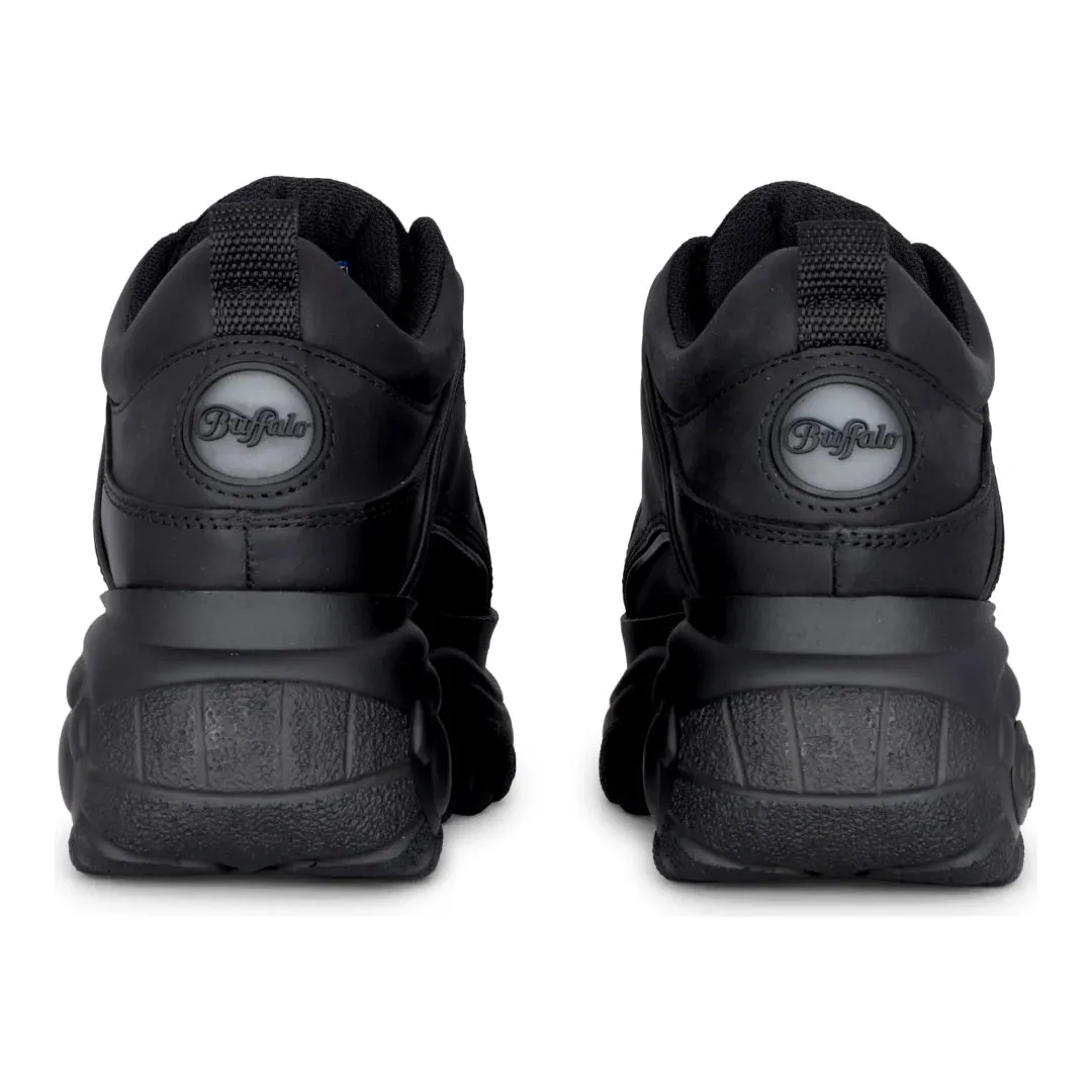 1339-14 2.0 - Women’s Black Calf Leather Platform Sneakers sold by Tru Clothing product image thumbnail 5