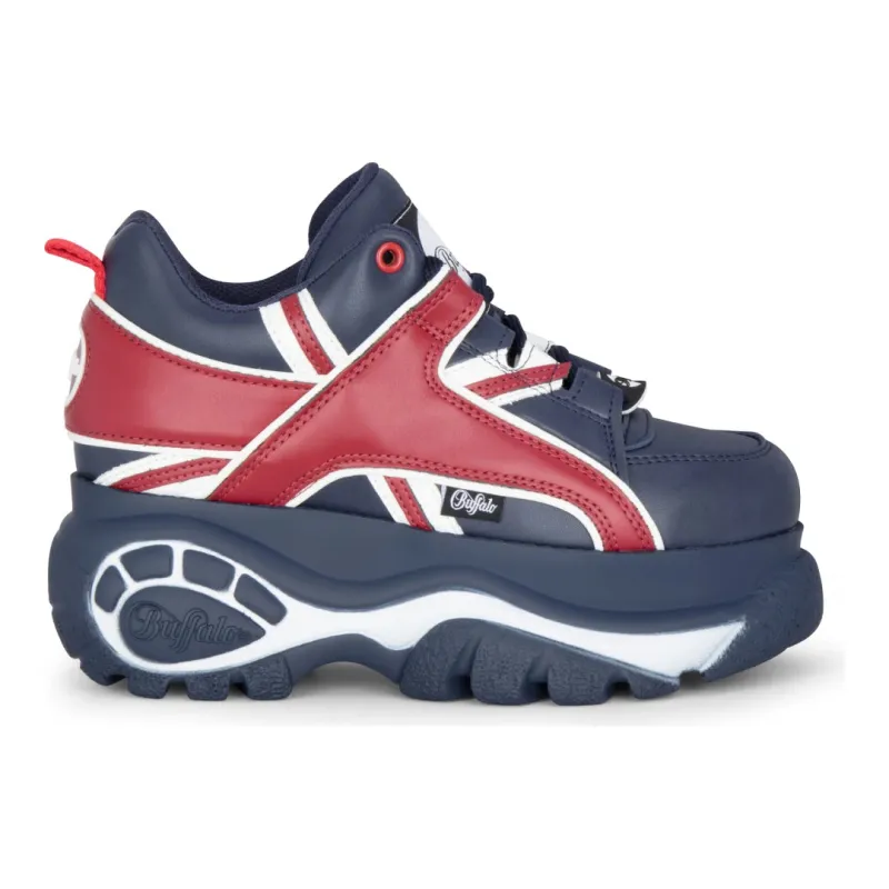 1339-14 - Women’s Blue Platform Chunky Fashion Sneakers sold by Tru Clothing