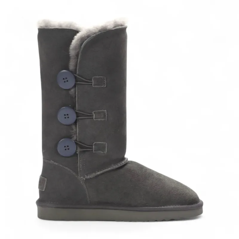Willow - Women's Sheepskin Suede Winter Mid-Calf Boots sold by Tru Clothing